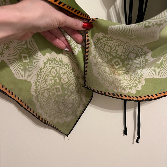 Neiman 100% Silk Maxi Dress Paisley Etro Style S - Picture 9 of 13